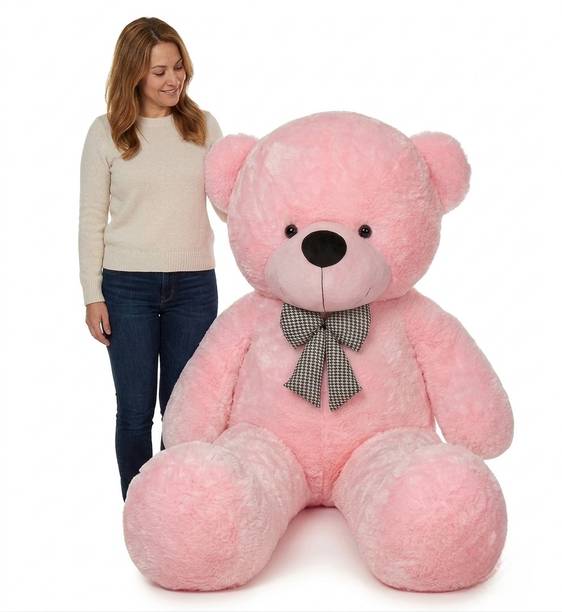 Goodhug 3 Feet Giant Pink Teddy Bear Premium Plush Toy (Pink, Special Edition)  - 90 cm