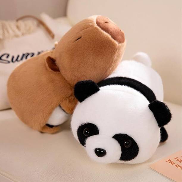 tinytotem Panda Soft Toy Teddy Bear Plush with Cover Kawaii Stuff Toys  - 30 cm
