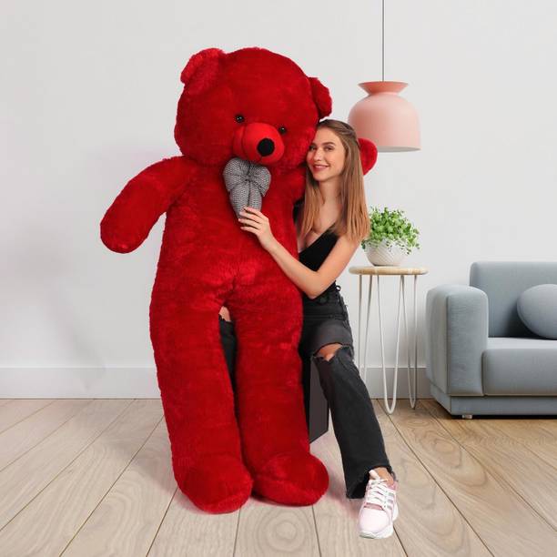Pocketfriendly Soft and huggable 3 feet red teddy bear  - 91.5 cm