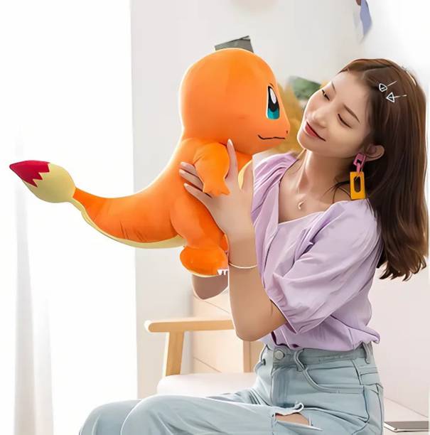 jr jack & rose Comfortable Plush Pillow Ideal for Kids, Boys & Girls charmender - 30 cm