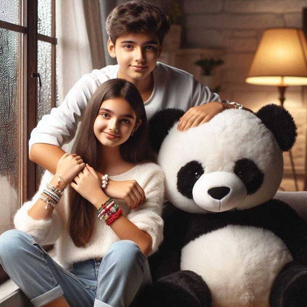 itaCheeHUB 5 Feet Fat 100% stuffed panda toy plush birthday valantine day gift  - 60 inch