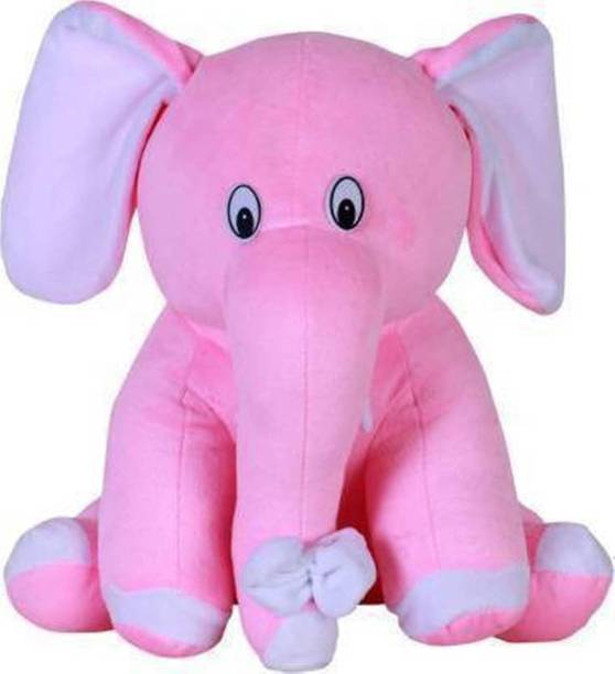 Abarro Skin Friendly Cute Elephant Stuffed Soft Toy for Kids Lovable Huggable  - 12 mm