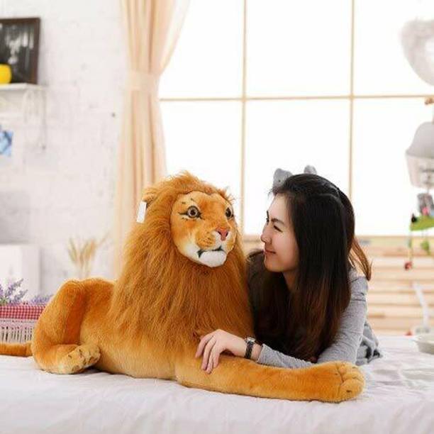 Patly Lion Stuffed Animal Soft Toy for Kids, King of The Jungle - 60 cm