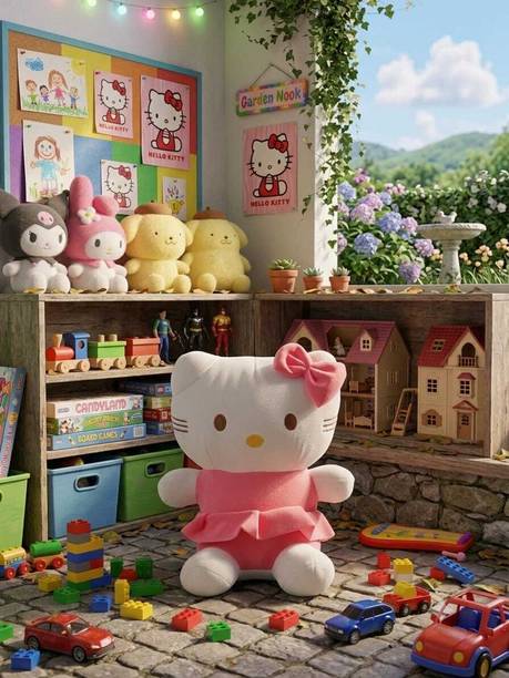 Intelligent Hello Kitty Soft Plush(IND*01521) Animal Toy for Kids  - 23 cm
