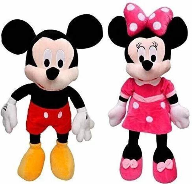 Tiny Miny Kids Favourite Combo Pack of Mouse Plush Soft Toy 30cm Height Multi Colour  - 52 cm