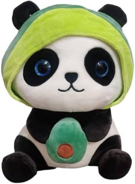 BEST4U TOYS Avocado Panda Soft Toy 30cm – Cute Plush Cushion for Kids, Home & Gift  - 30 cm