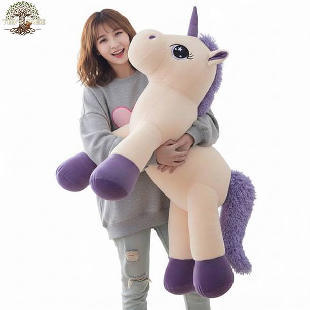Tedstree Giant and Adorable Unicorn Soft and Stuffed Toys for Birthday Gift for Girls/  - 100 cm