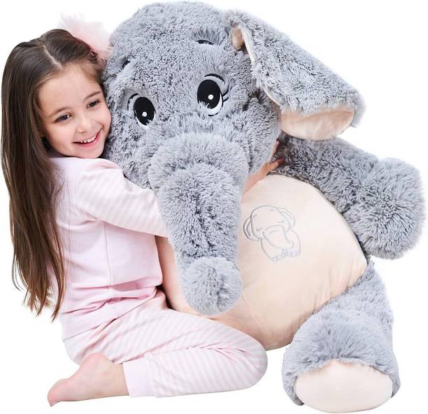 Hemu Gray & cream Elephant  - 6 cm