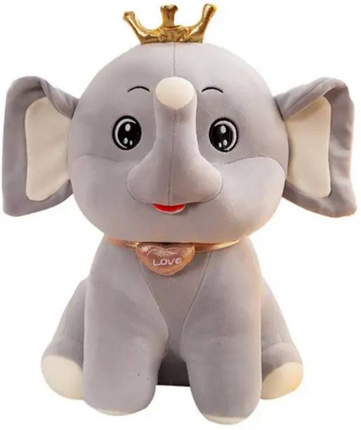 Divyanshi Enterprises Super Soft Toy Elephant Stuffed Soft Plush Animal Toy for Kids  - 52 cm