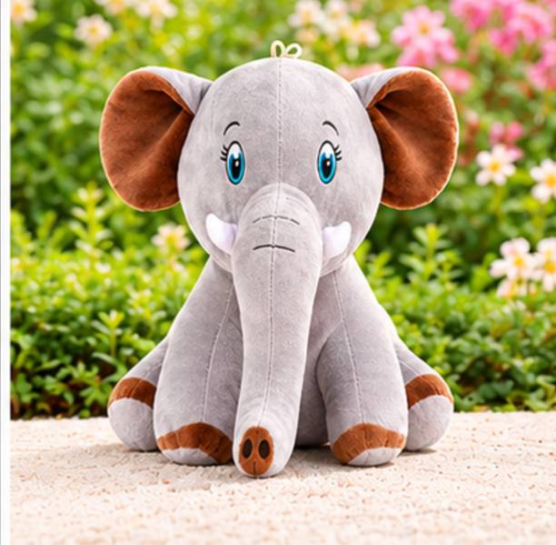 VRION Elephant Soft Toy for Kids of Plush Soft Toy| Soft Cuddly Toy  - 35 cm