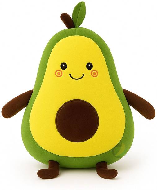 MARSELITE Avocado Soft Toy – Cute, Ultra-Soft Plush Stuffed Toy for Kids, Babies, Gifting  - 30 cm