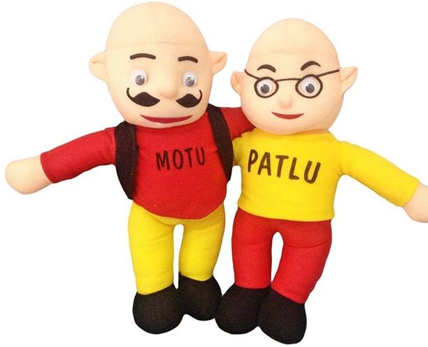 Trakyworld Motu Patlu Soft and Stuffed Toy for Kids Playing Girls & Children Birthday Gift  - 20 mm
