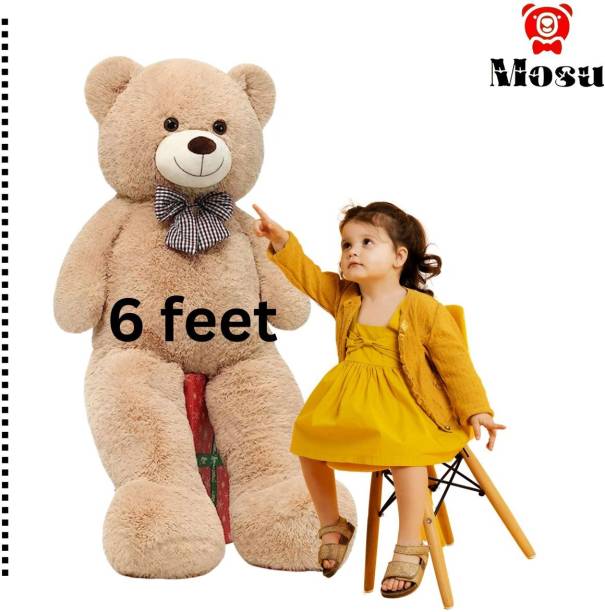 MOSU Giant Skin Friendly Teddy Bear for Girlfriend/Birthday Gift/Girl 6 FEET  - 182 cm