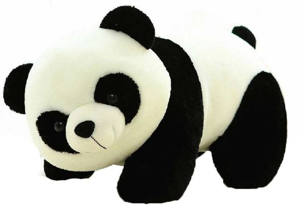 Polyhug Molding Panda Soft Toy Cute Black & White  - 28 cm