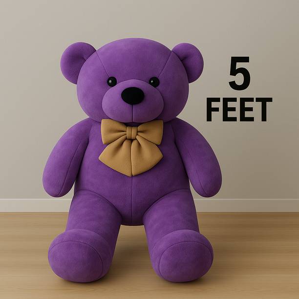 LEGAL LOVE Lilac Hug 5ft Purple Teddy Bear - Giant Soft Plush Toy for Birthday & Gifts  - 92 cm
