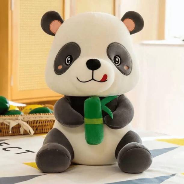 Teddy Daddy Panda with Bamboo Soft Toy - 1 single piece  - 35 cm