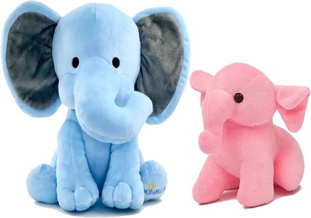 Anidhi Highy Quality Combo Of Elephant Sitting Plush Soft Toy For Kids  - 30 cm