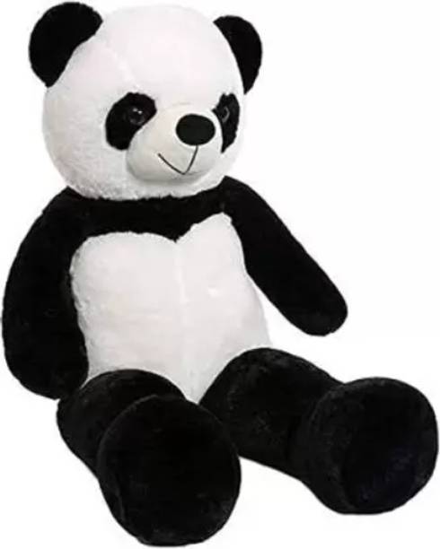 Ksar KT Stuffed Spongy Soft Cute Sitting Panda (Black Color)(5 Feet)-39  - 150 cm