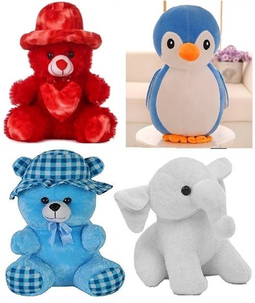 MHK Combo Of 4 Trending Soft Toys For Kids_704  - 18 cm