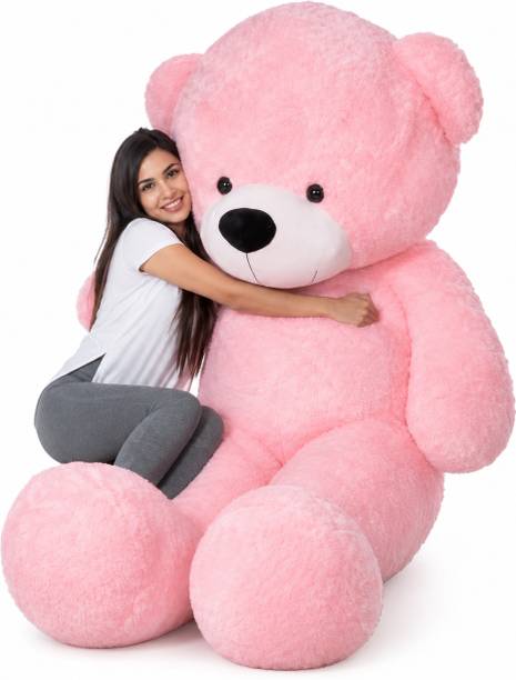 Polyhug 5 Feet Pink Jumbo Teddy Bear | Perfect Birthday & Anniversary Gift  - 151 cm