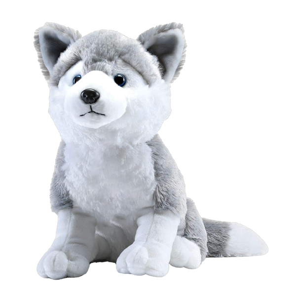 Webby Big Size Plush Husky Dog Stuffed Animal Soft Toy, Gifts for Kids and Adult  - 40 cm