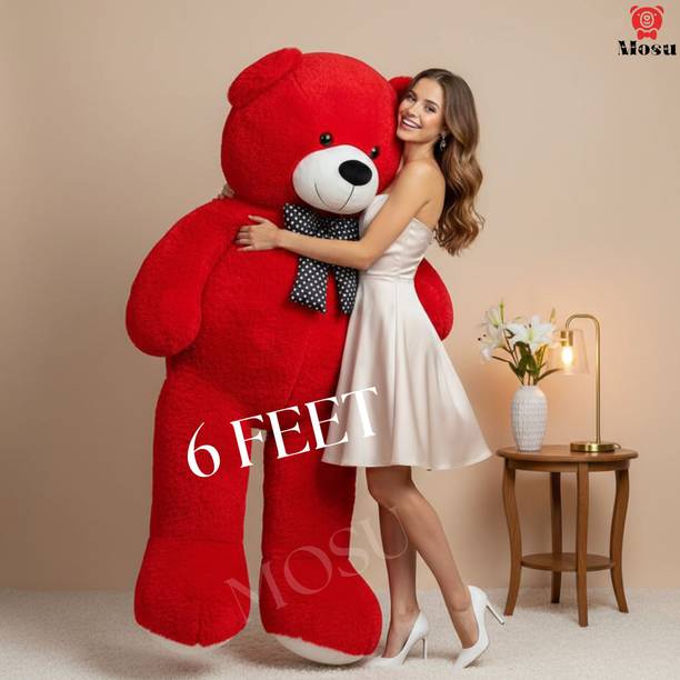 MOSU Huggable cute girls long teddy bear 6 feet  - 182 cm