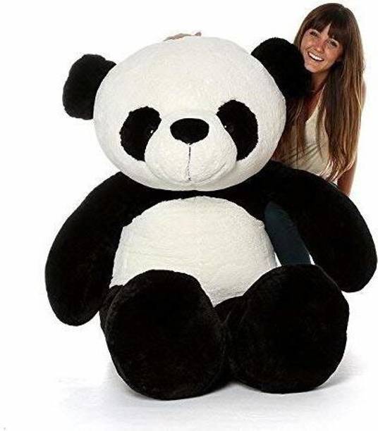 Hug 'n' Feel Soft Toys Long Soft Lovable Huggable Cute Life Toy Figure 4 ft Panda  - 121 cm