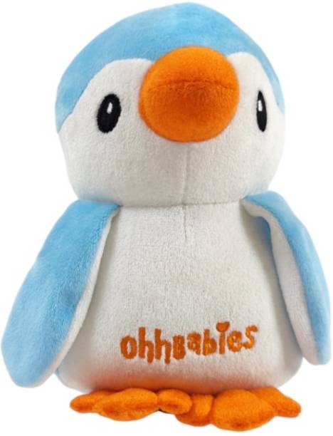 Ohhbabies Soft Stuffed Cute Blue Penguin Baby Toy  - 11 cm