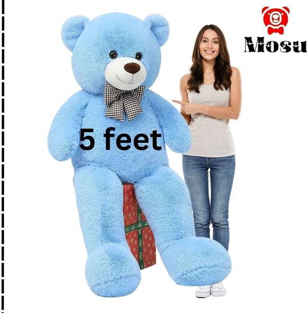MOSU Giant Skin Friendly Teddy Bear for Girlfriend/Birthday Gift/Girl 5 FEET  - 152 cm