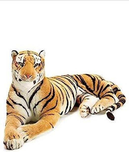 4AJ BAZAAR Tiger (Soft Toy_108Cm_Brown) - 108 cm