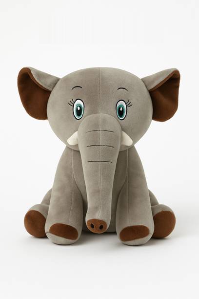 SHREEJI GIFT Elephant Plush Soft Toys - Perfect Cuddly Companions for Kids and Adults  - 30 cm