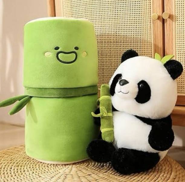 Bitsu Bobsu Bamboo Panda Soft Toy for Girls, Kids, Birthday Gift  - 30 cm