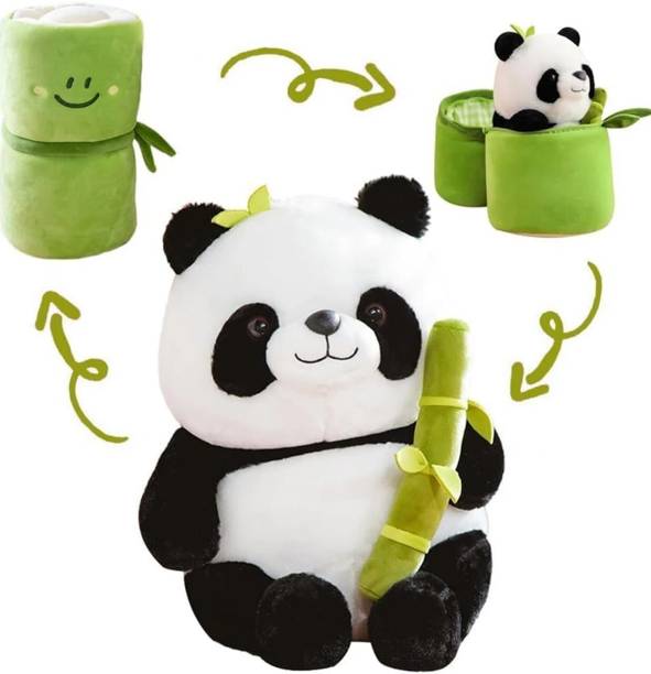 KA TOYS KIDS TOYS BAMBOO PANDA  - 28 cm