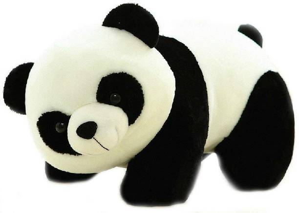 BEST4U TOYS Small Panda 25cm Soft Plush Toy – Soft Cuddly Teddy for Kids, Gifting & Playtime  - 25 cm