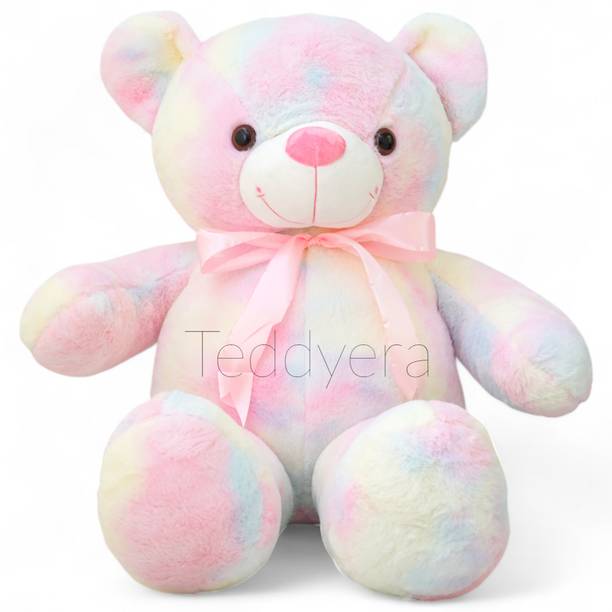 Teddyera Rainbow Teddy Bear for Girls, Giant Stuffed Animal Soft Toy, Best Birthday Gift  - 90 cm