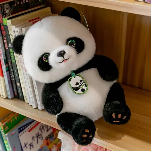 PLUSHJOY Panda Soft Stuffed Plush Animal Toy for Kids and Birthday Gift Toys  - 34 cm