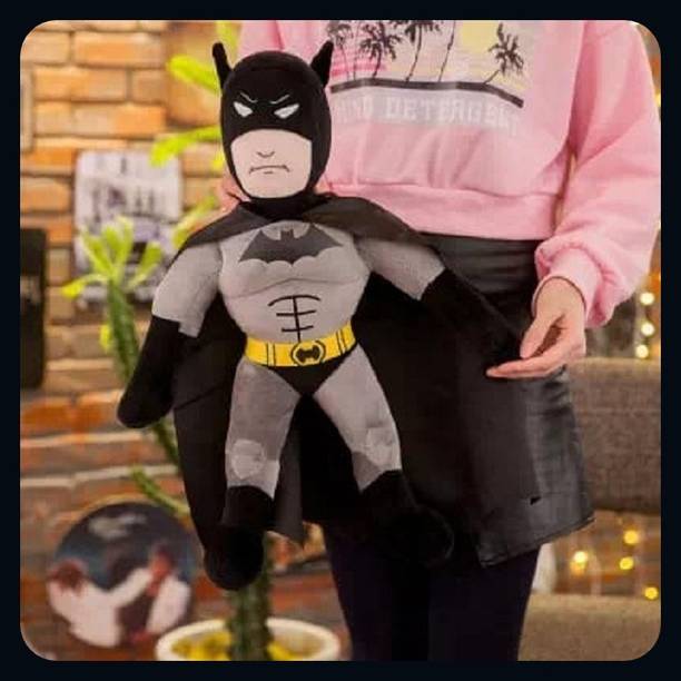 Zuku Genuis super hero bat man for girls kids birthday gift (Blk)-KIDS  - 45 cm