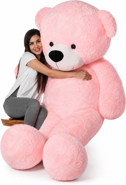 Polyhug 5 Feet Pink Jumbo Teddy Bear | Perfect Birthday & Anniversary Gift  - 151 cm