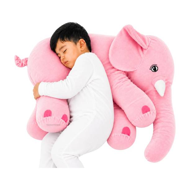 TEDDY TOWN Jumbo Elephant Soft Toy 40cm | Big Cute Elephant Plush Toy for Kids - 40 cm