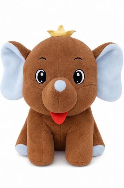 Parthavi enterprises Elephant soft toy  - 25 cm