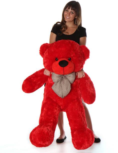 URSHREE 2FT SOFT AND FLUFFY TEDDY BEAR BEST FOR GIFTING ON BIRTHDAY( 60-CM RED)  - 60 mm