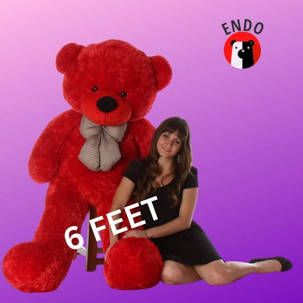 MOSU CUTE GIANT HUGGABLE LONG TEDDY BEAR 6 FEET  - 182 cm
