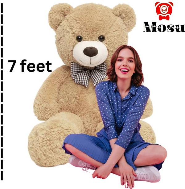 MOSU Soft huggable charming giant teddy bear for kids and girls  - 210 cm