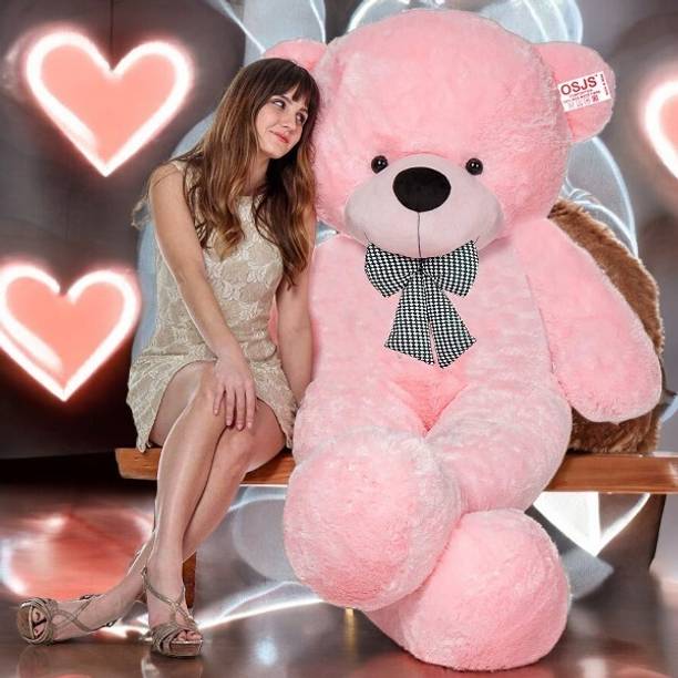 Krishna Creation Adorable 5 Feet Pink Teddy Bear – Romantic Gift for Lovers  - 60 inch