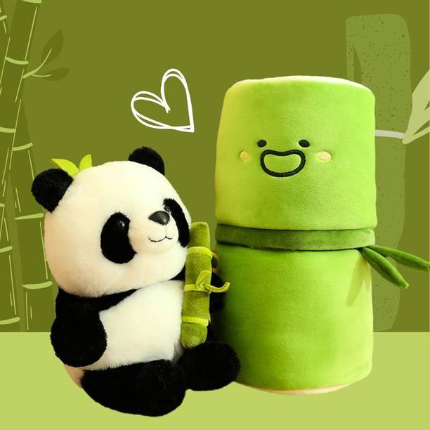 Champshade Bamboo panda soft toy for kids teddy bear (25cm)  - 15 cm