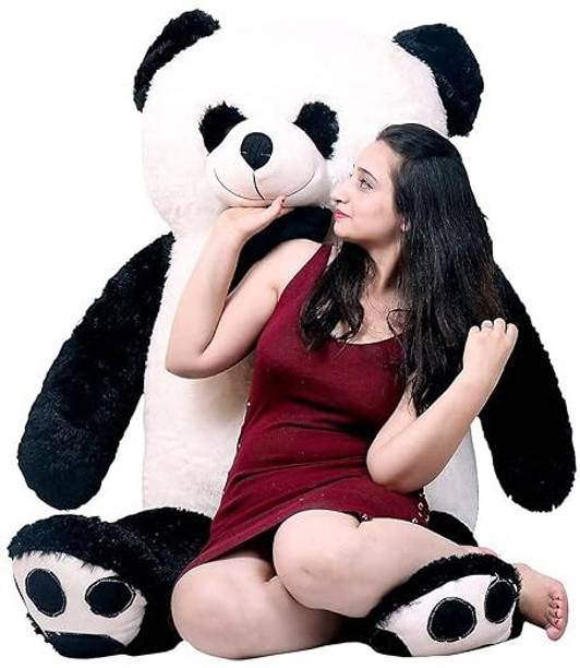 SK TOYS 4 Feet White& Black Panda Giant Teddy Bear Soft,Plush,Cuddly Stuffed  - 25 cm