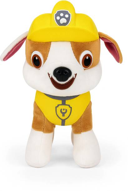 Prime Nest Store Paw Patrol Rubble Mighty Pup Soft Toy  - 20 cm