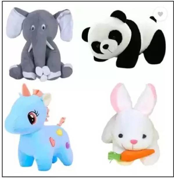 MPR ENTERPRISES Stuffed Toy For Baby, Kids ,Girls & Boy,Set of 4  - 28 cm