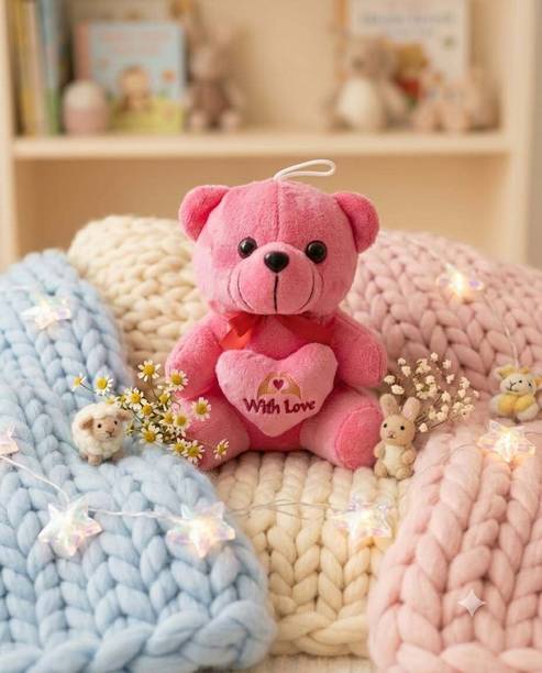 KIDKITTOY TEDDY BEAR WITH LITTLE HEART  - 25 cm