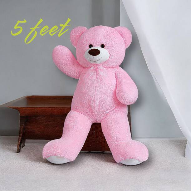 Krishna Creation Giant 5 Ft Pink Teddy Bear | Adorable Plush Toy for Sister or Valentine  - 60 inch